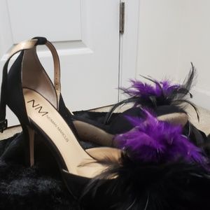 Neiman Marcus Feather Heels